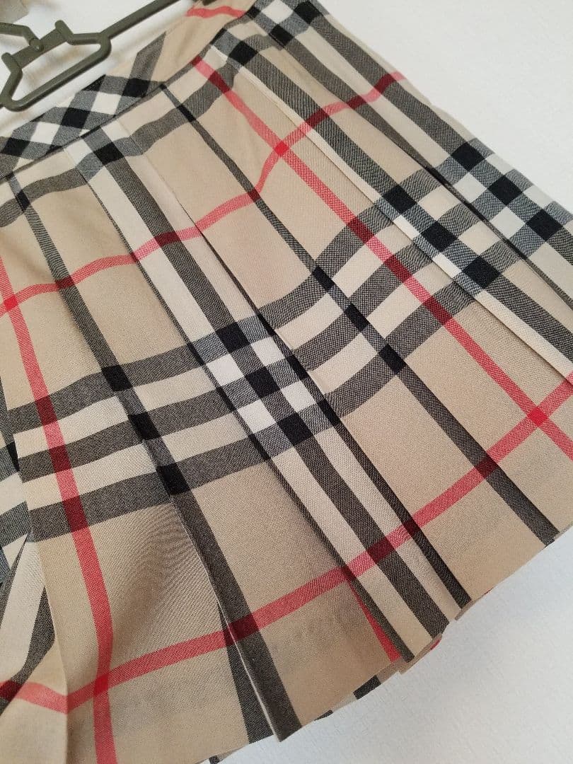 バーバリージャケットスカートセット2点 ベージュスカート ブレザー美品150