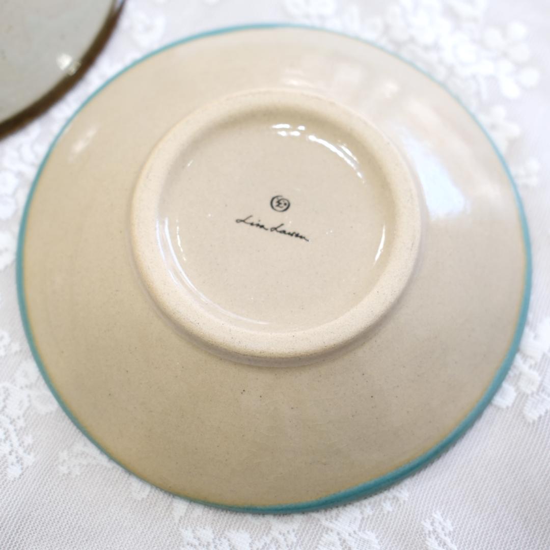 【未使用】ひゃっかいめのとり 益子の絵皿大２枚セット