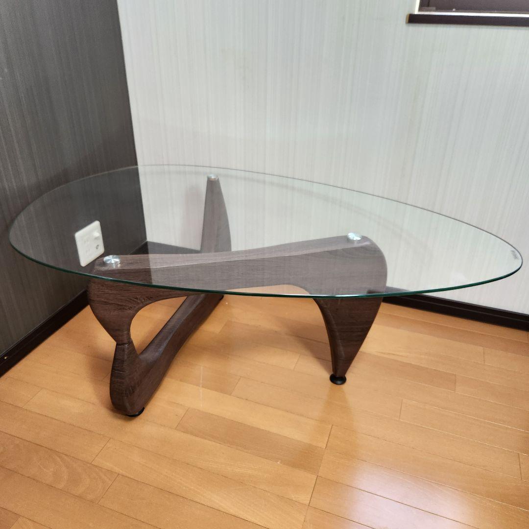 【送料無料】イサム ノグチ　コーヒーテーブル　リプロダクト　ブラウン