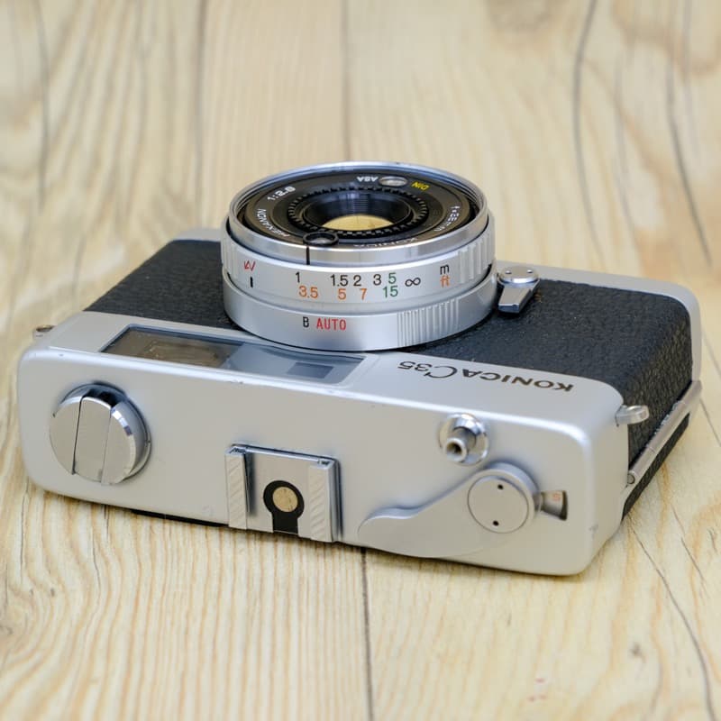【整備品】珍品　KONICA C35 コニカ シルバーカウンター