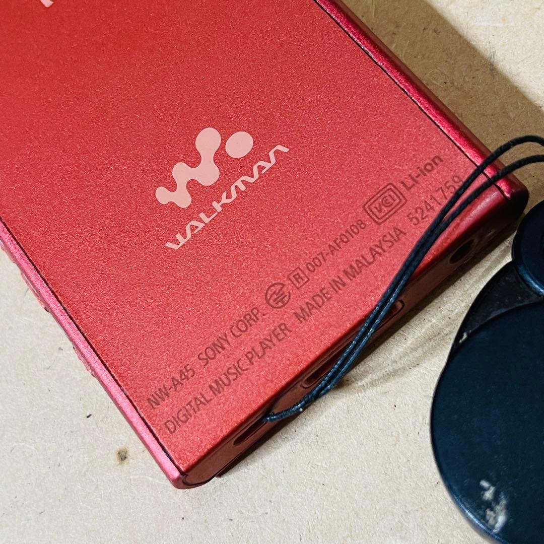 ソニー ウォークマン NW-A45 シナバーレッド動作品