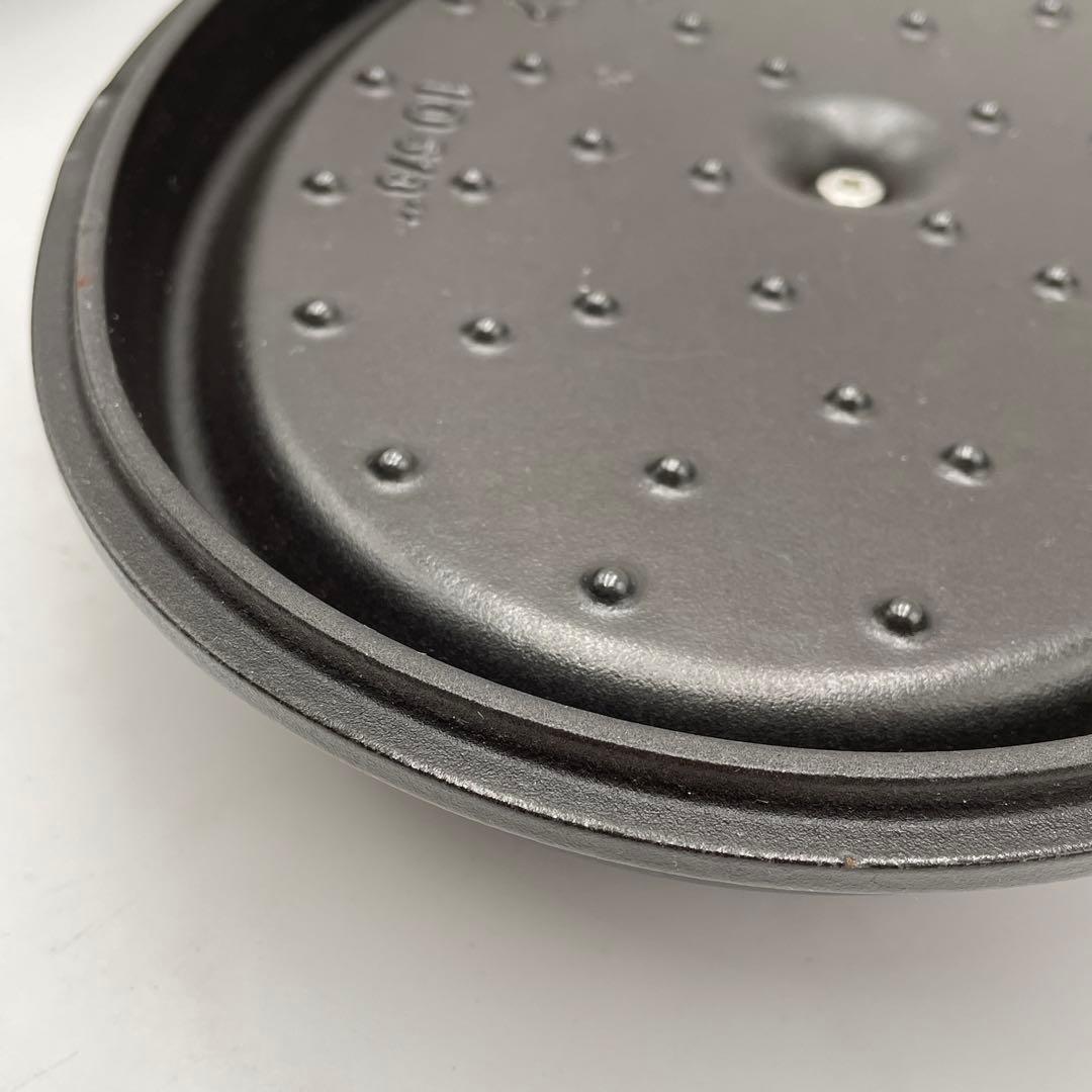 美品　STAUB ピコココット オーバル 27cm ブラック