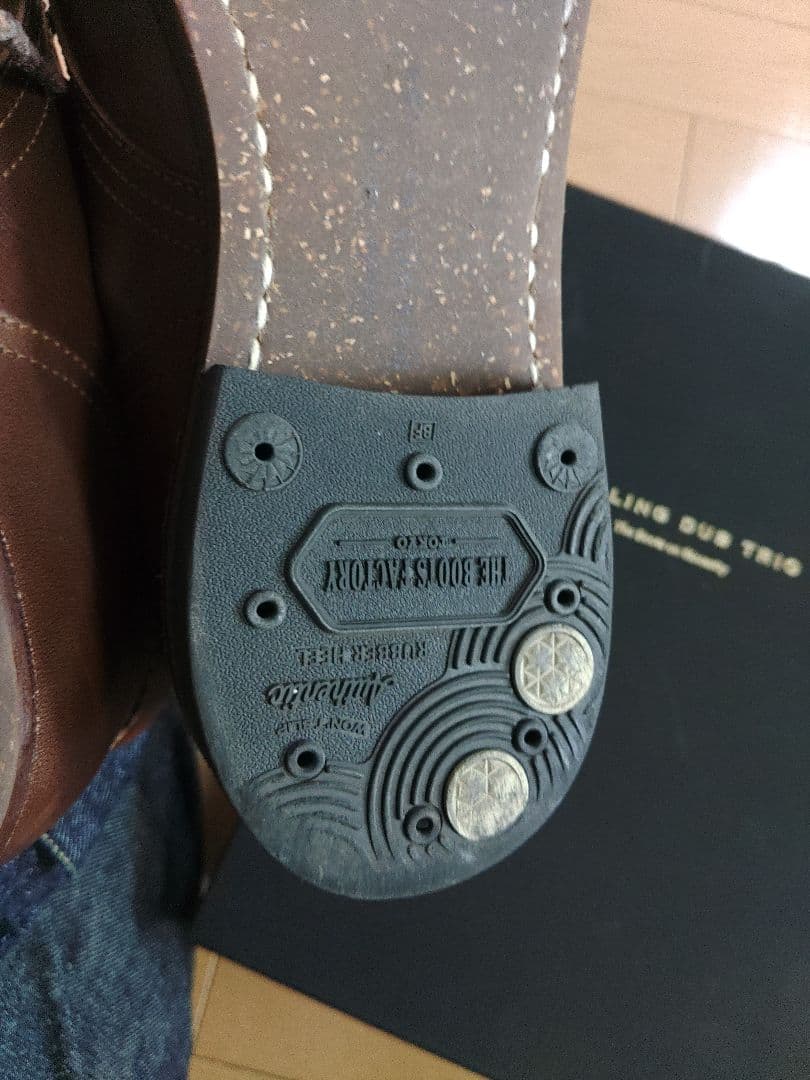 美品US7.5 ローリングダブトリオ　コペン　ブラウン　ホース　COUPEN