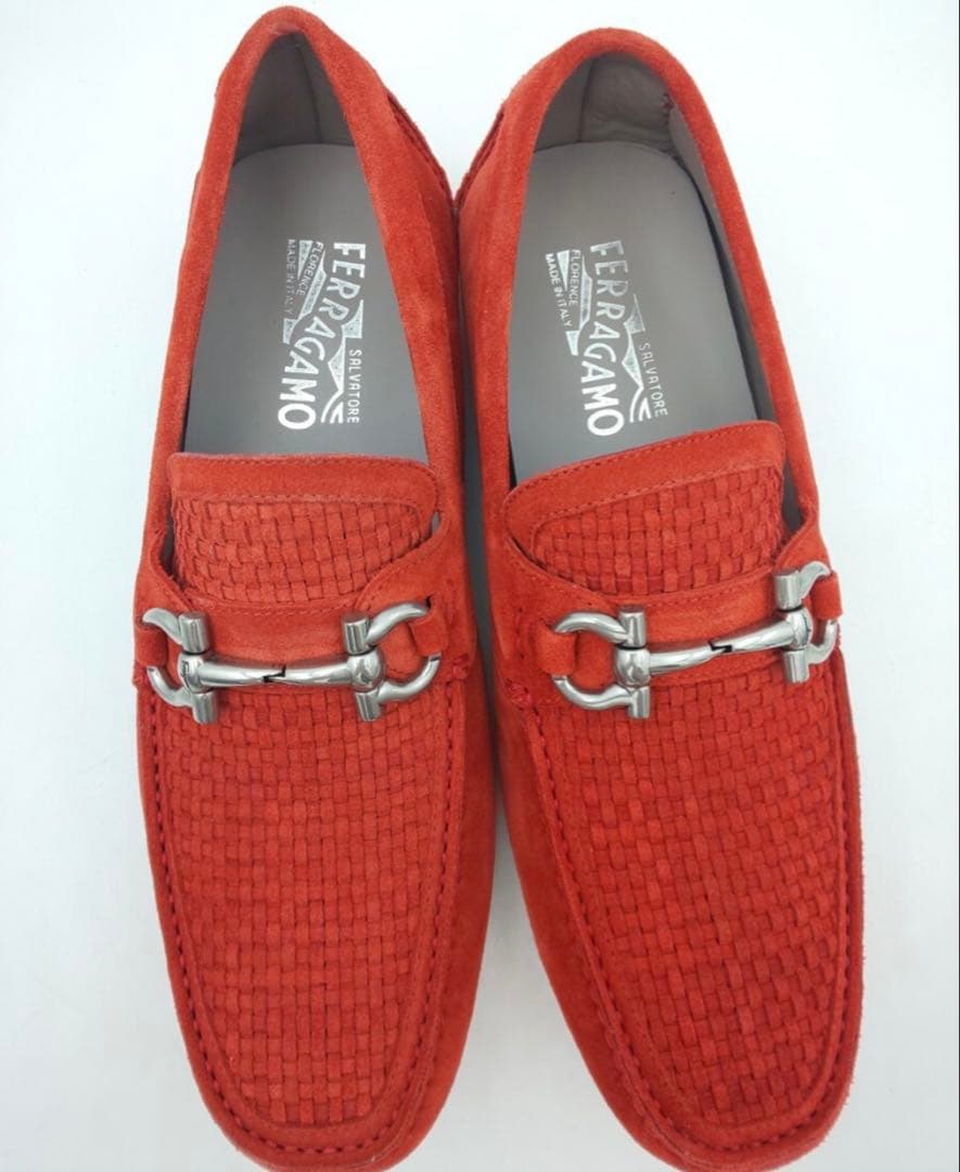 フェラガモ ドライビングシューズ ローファー ガンチーニ8 1/2 2E