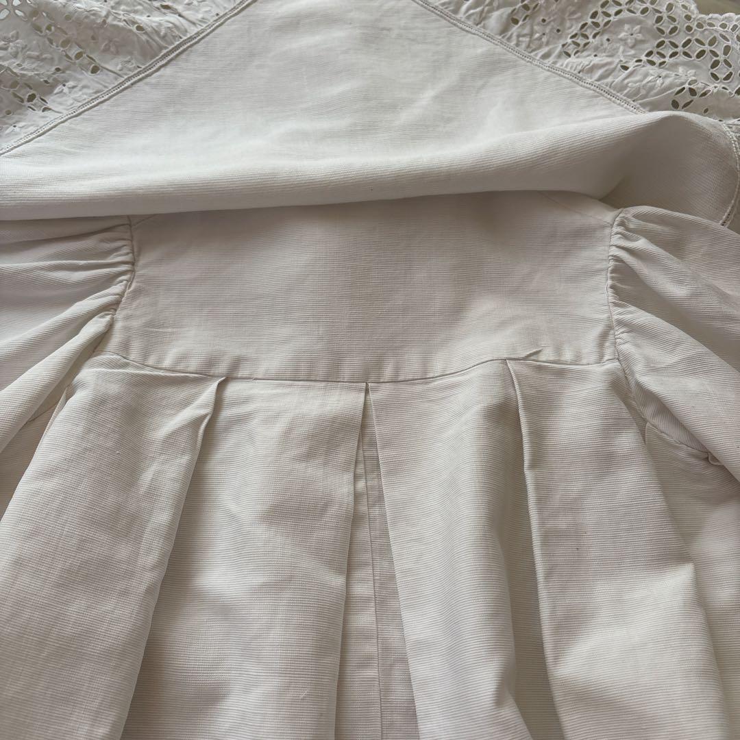 フランス　アンティーク　ベビードレス　ベビーケープ　ベビーコート　ドールドレス