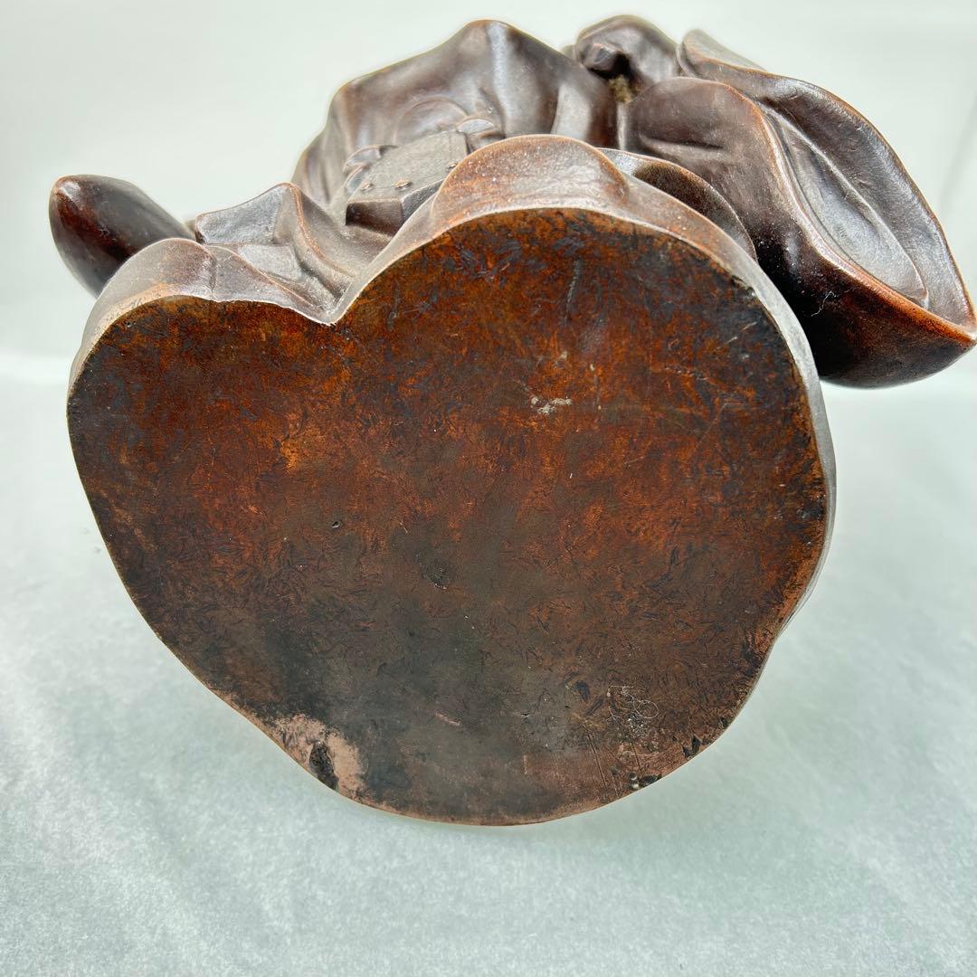 桃蹊堂造 福禄寿 約18cm 七福神 縁起物 伝統工芸品 置物