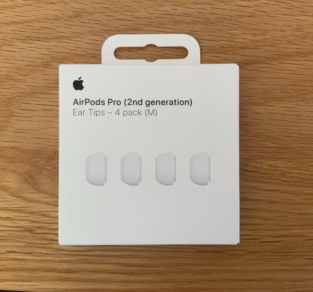 【綺麗】Apple AirPods Pro 第2世代　★イヤーチップ全て新品★