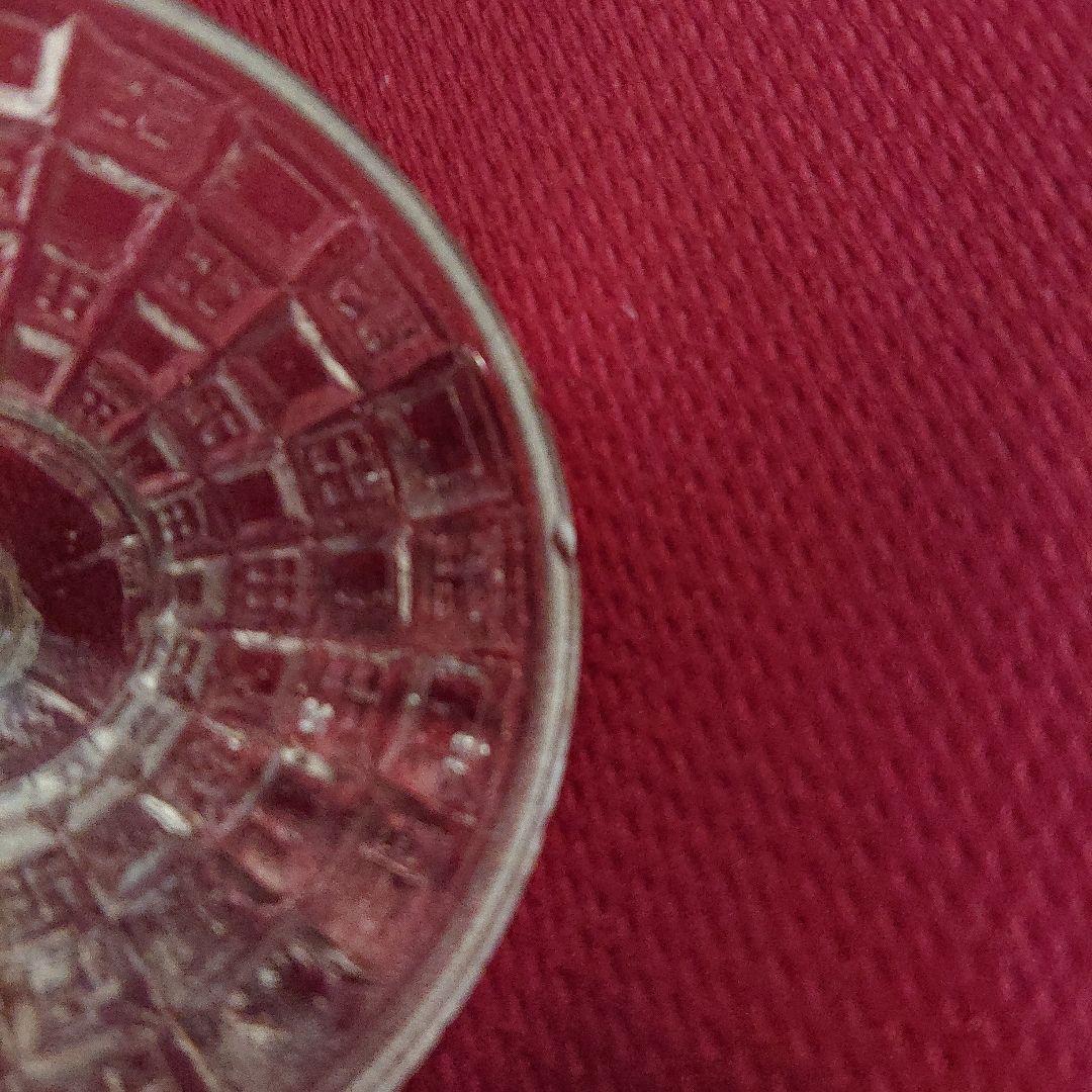 キャンディポット　シュガーポット　ボンボン入れ　プレスガラス　蓋物