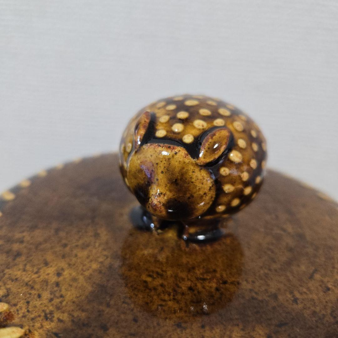 レア‼希少‼【未使用】 ま工房　牧田亮　ハリネズミ土鍋