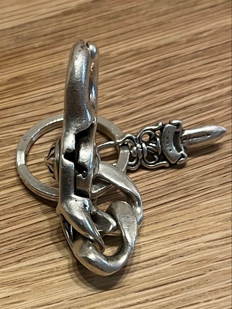 クロムハーツ クラシック キーチェーン ショート ダガー