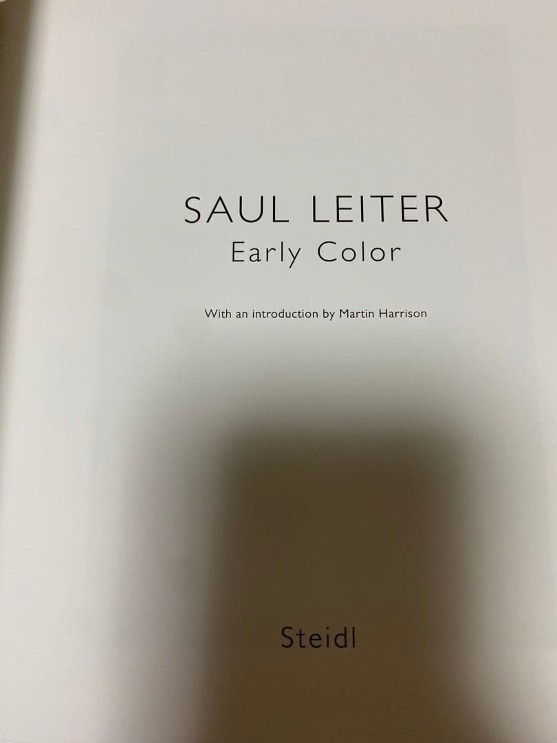 ソールライター 写真集 『Early Color』