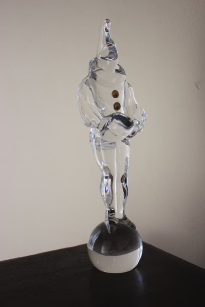 未使用・箱入　Baccarat　バカラ　仮面舞踏会　マスカレード　ピエロ