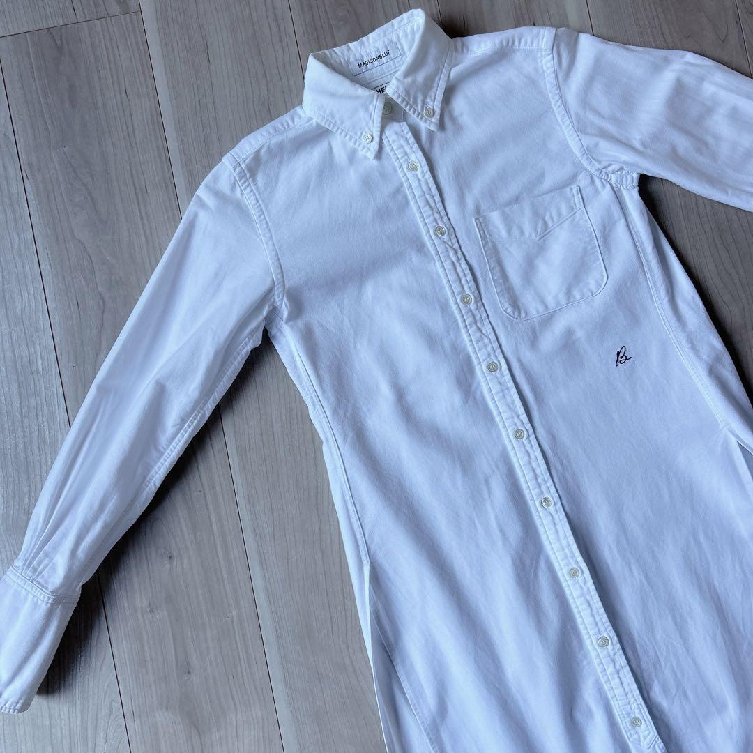美品＊MADISON BLUE マディソンブルー B.D SHIRT DRESS