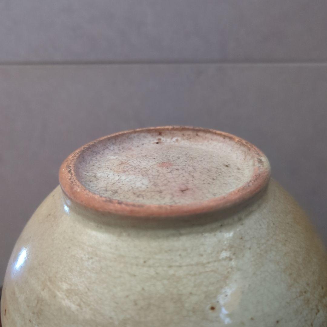 朝鮮古美術　骨董品　古道具　高麗李朝　染付　青磁貫入　大徳利　花瓶　飾り壺