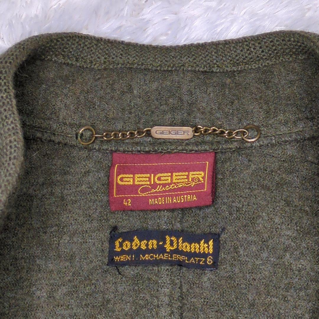 購入者様決定✨GEIGEIR ガイガー ウール マント ゆったりニット ポンチョ