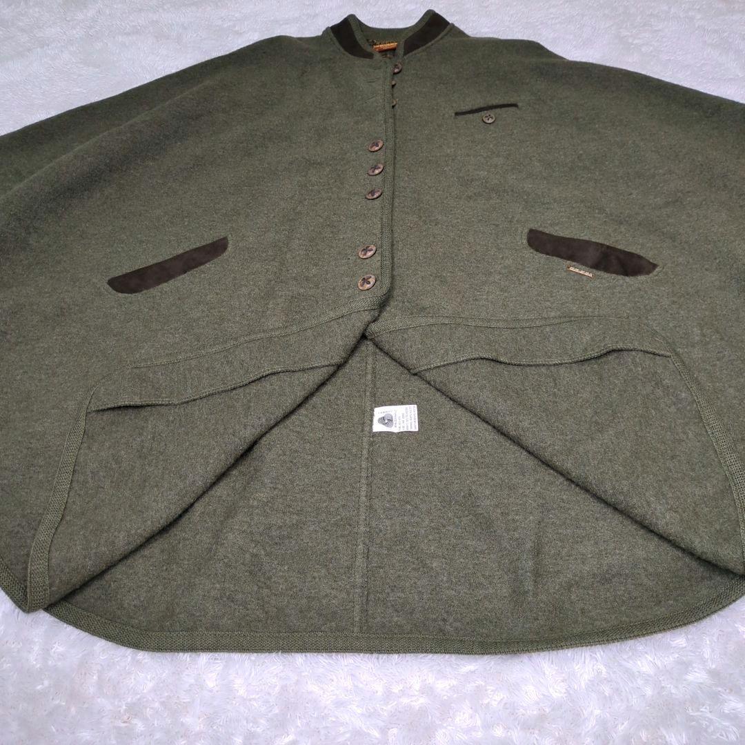 購入者様決定✨GEIGEIR ガイガー ウール マント ゆったりニット ポンチョ