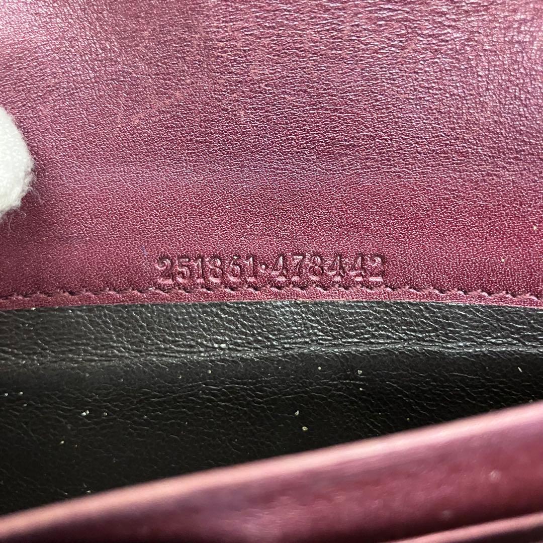 GUCCI ラブリーハート シマ GG柄 GG GGスプリーム 長財布