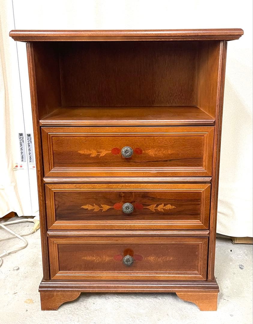 ナイトテーブル 電話代 アンティーク イタリア 美品