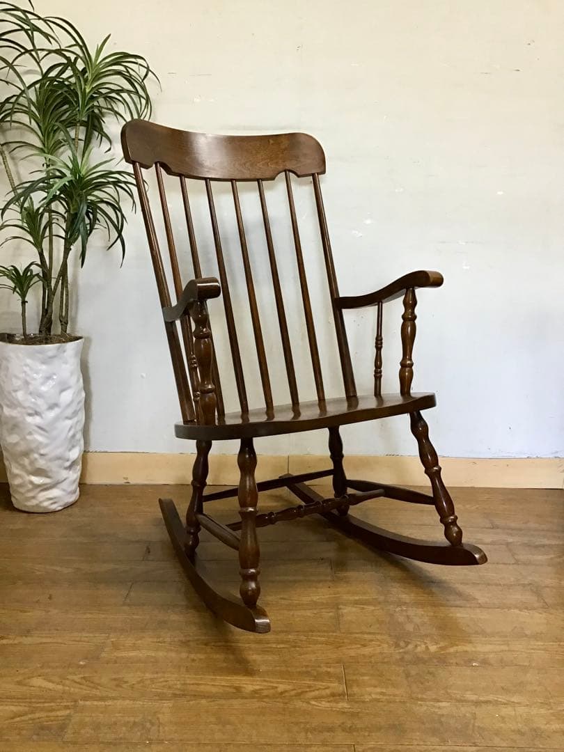 管204☆飛騨家具☆柏木工☆KASHIWA☆ロッキングチェアー