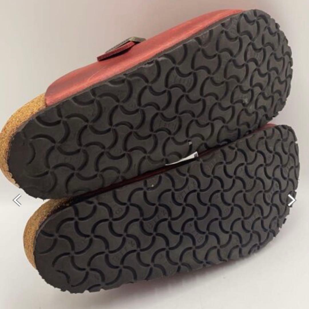 9184 BIRKENSTOCK ボストン レザー 赤 26.5cm