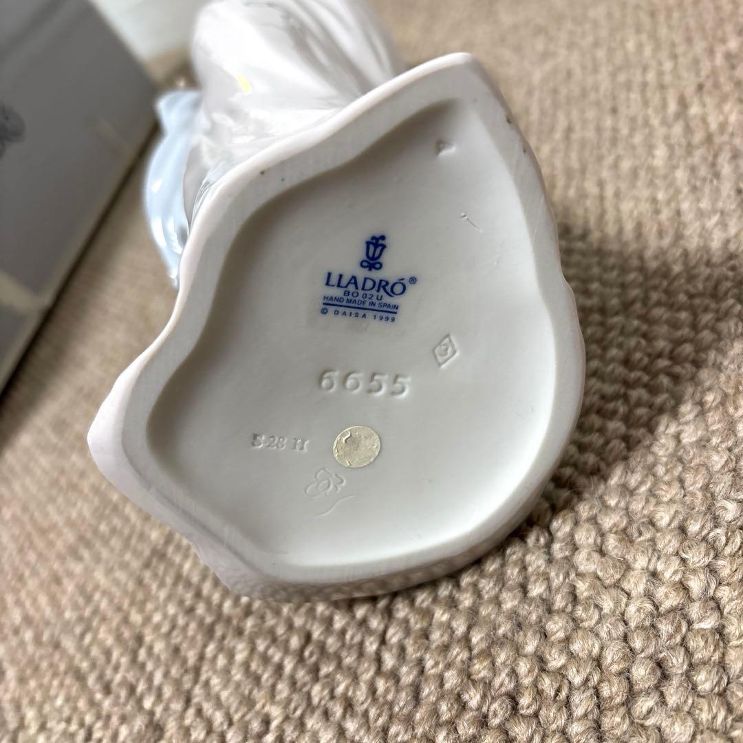 絶盤 リヤドロ LLADRO スズラン フィギュア 工芸品 大型41cm