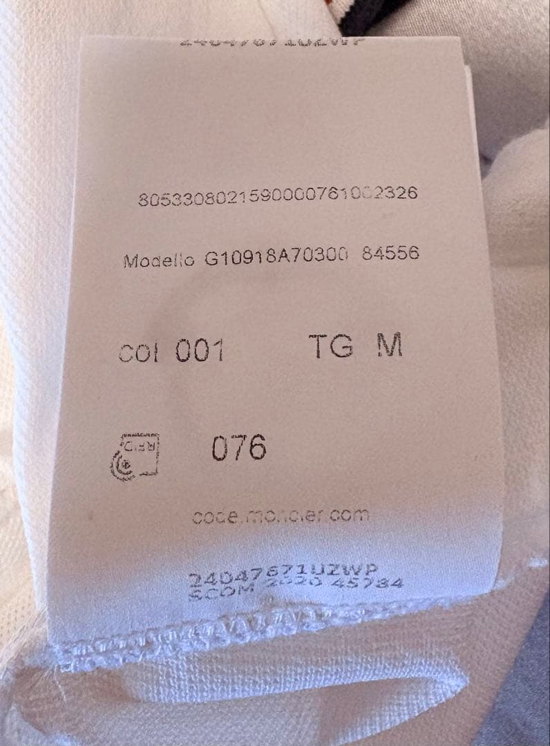 つちママモンクレール　MONCLER ポロシャツ　Mサイズ　美品