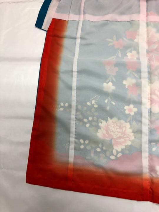 七五三　女の子　着物　水色