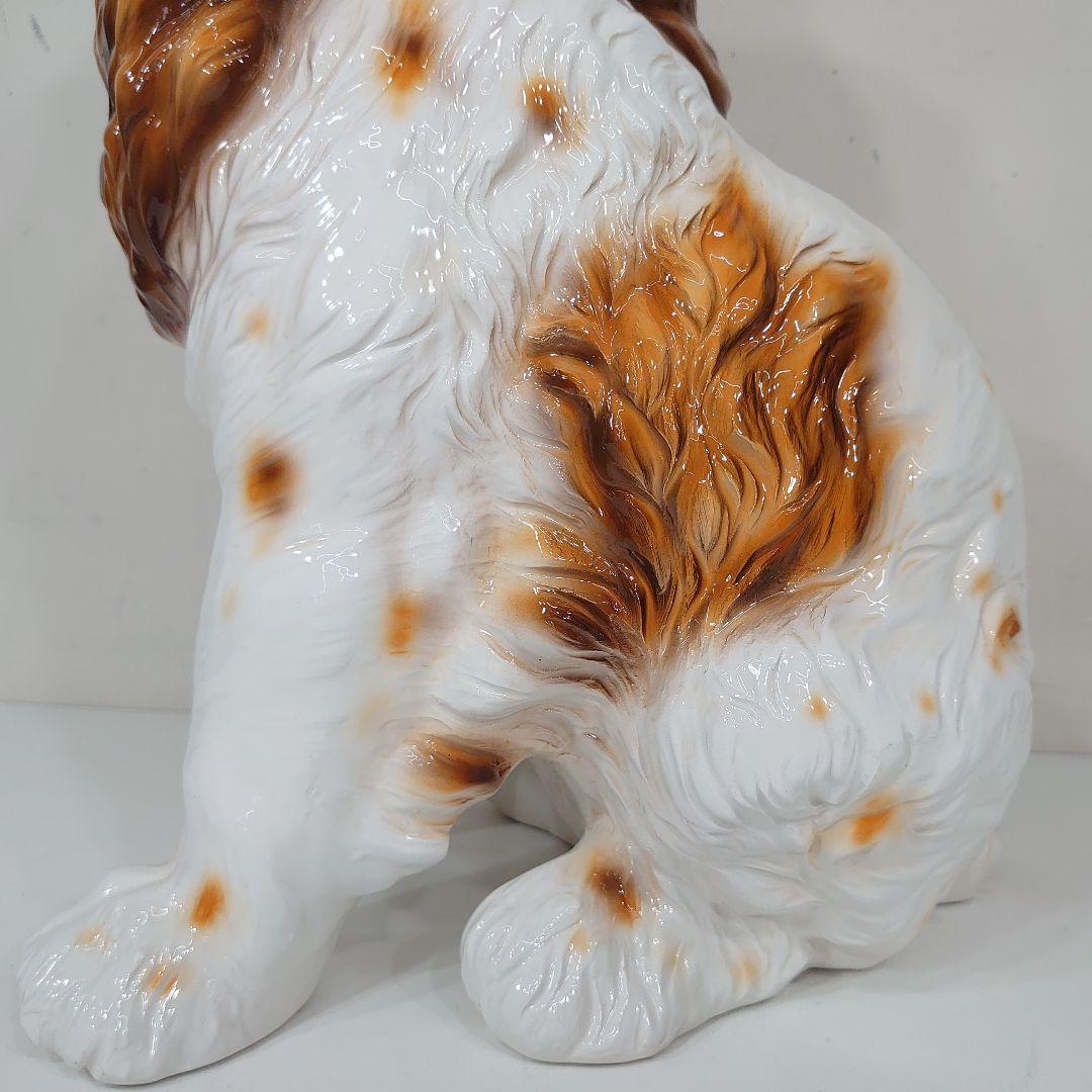 コッカースパニエル 陶器 犬の置物 陶製