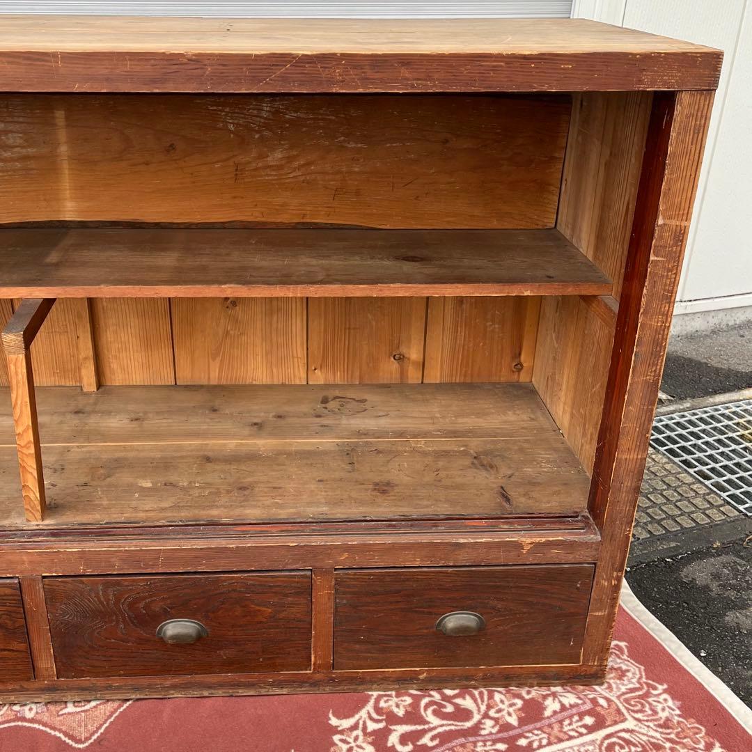 アンティーク古家具◼︎大型サイズ 木製家具 食器棚 本棚 水屋箪笥