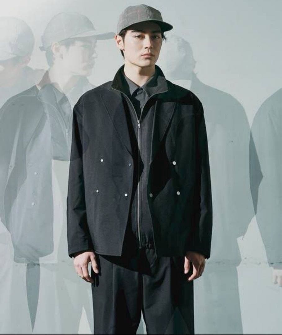 ニューバランス　MET24 ダブル　ジャケット　パンツ　L ブラック　スーツ