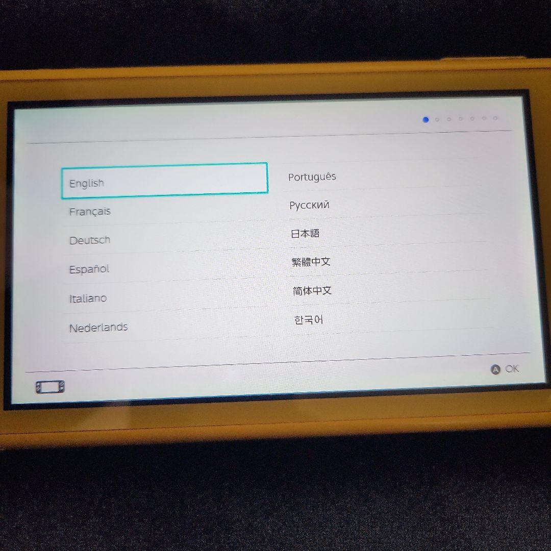 ジャンク品 Nintendo Switch Lite イエロー