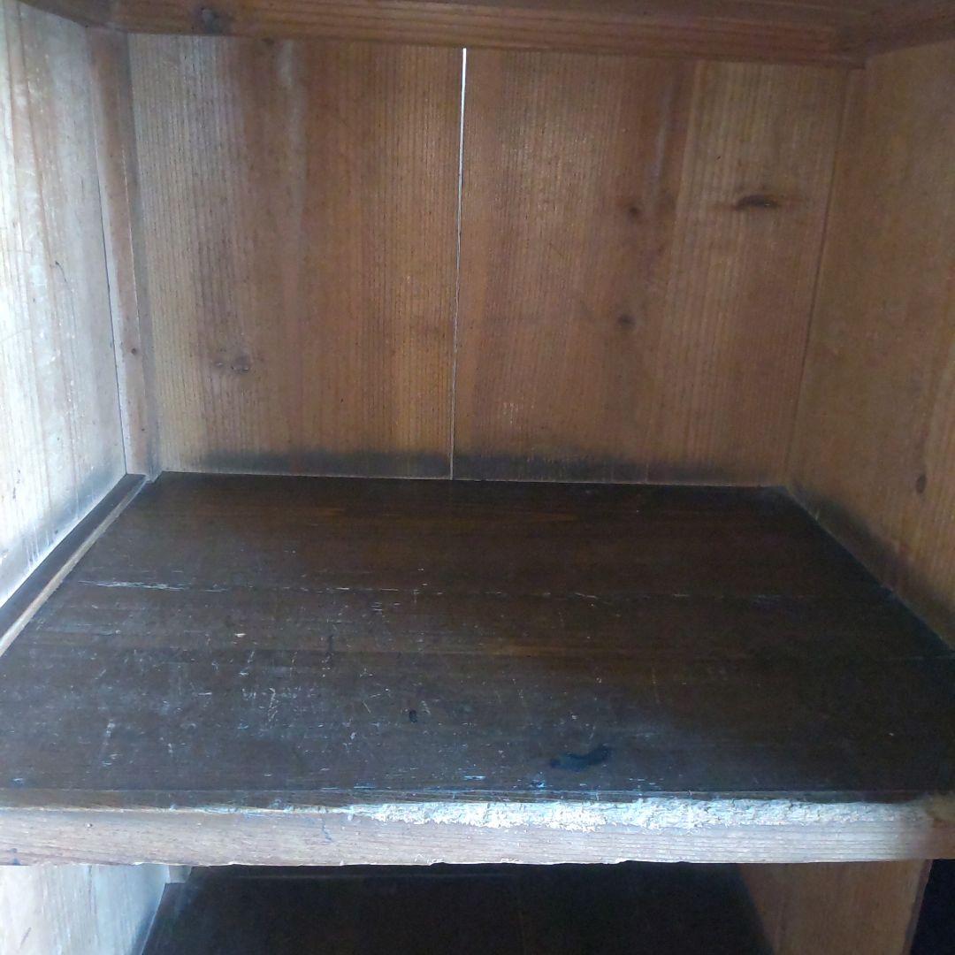 昭和レトロ　戸棚　縦45cm横106cm高さ75cm