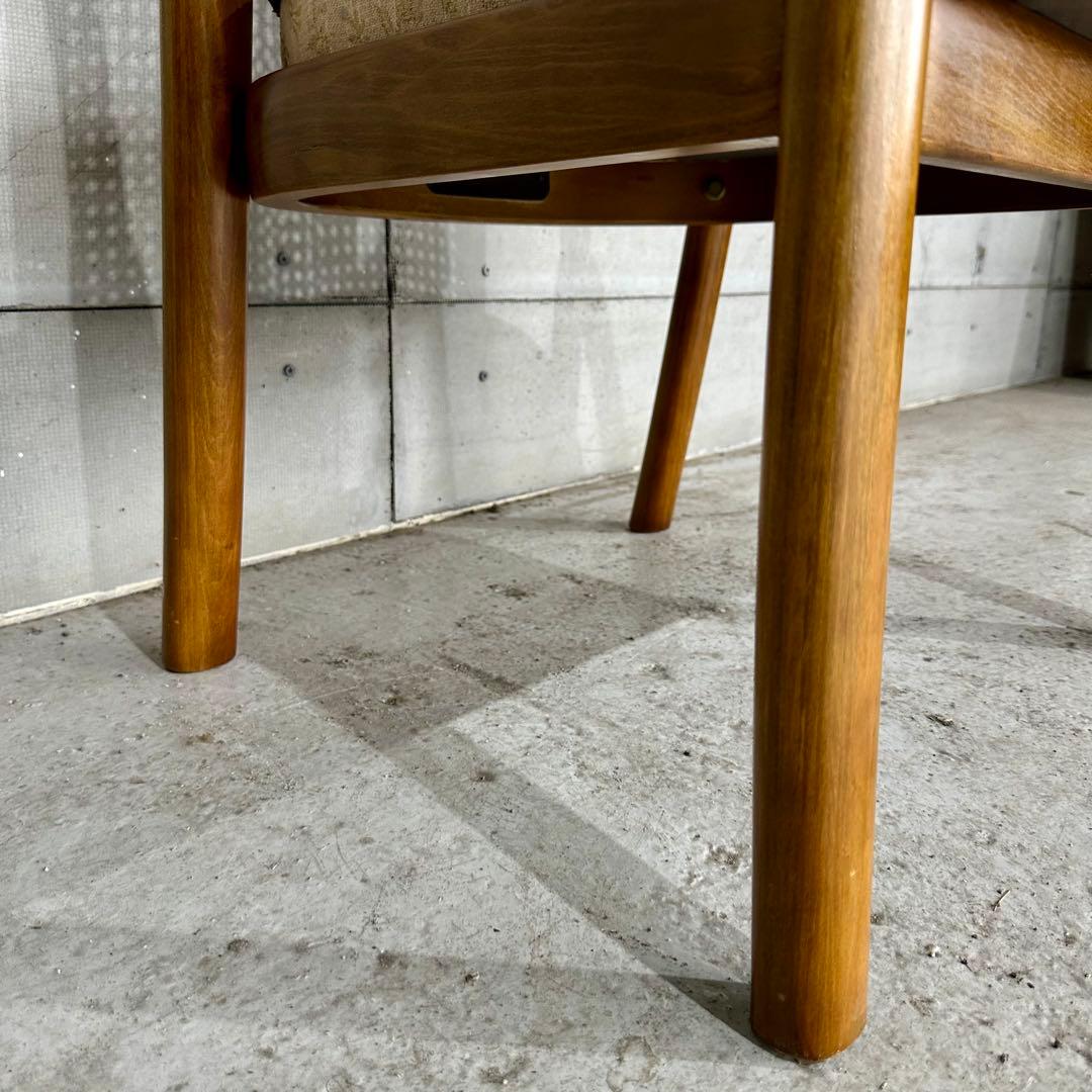 ✿昭和浪漫✿カリモク ラタンバック アームチェア パーソナルチェア