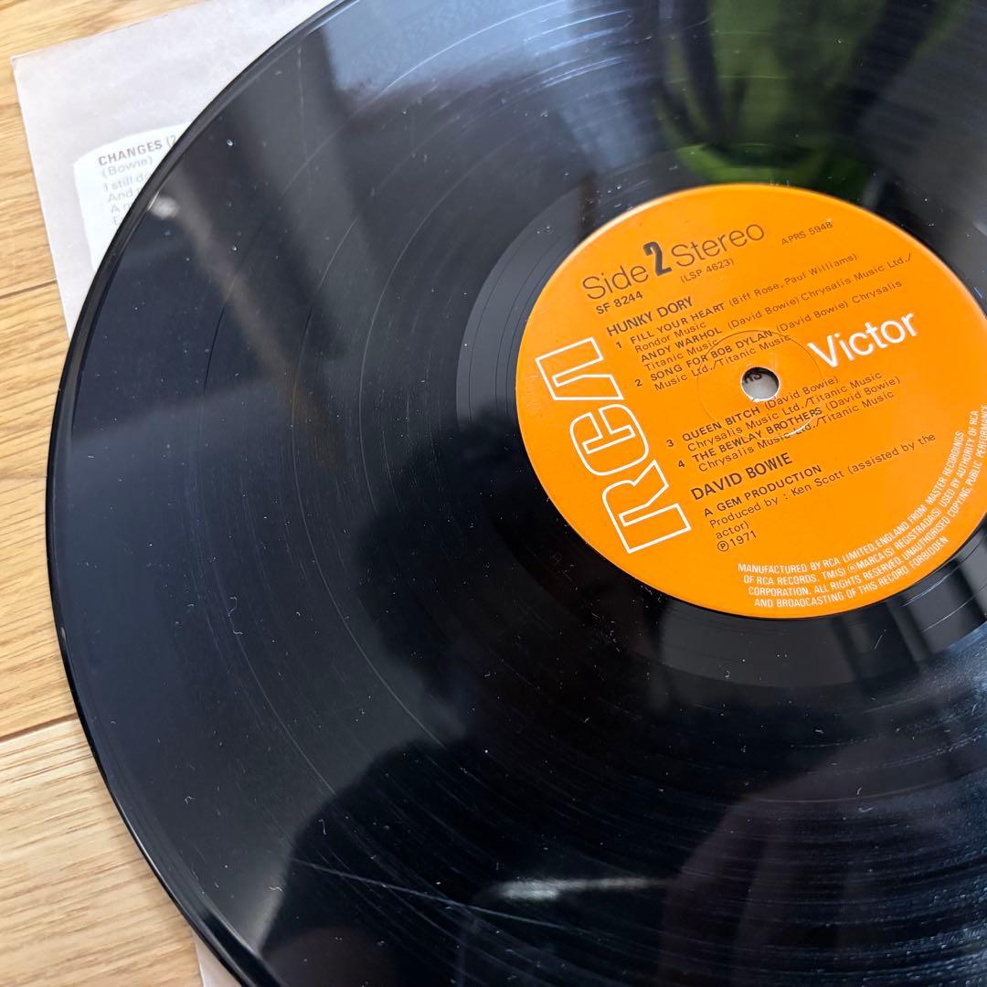【極レア】David Bowie/Hunky Dory UKオリジ初回マト3/3