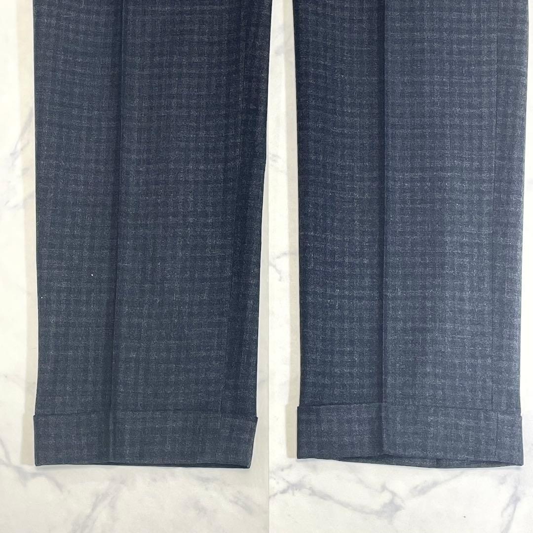 現行✨ ポールスミス REDA スーツ セットアップ チェック柄 裏地花柄 総柄