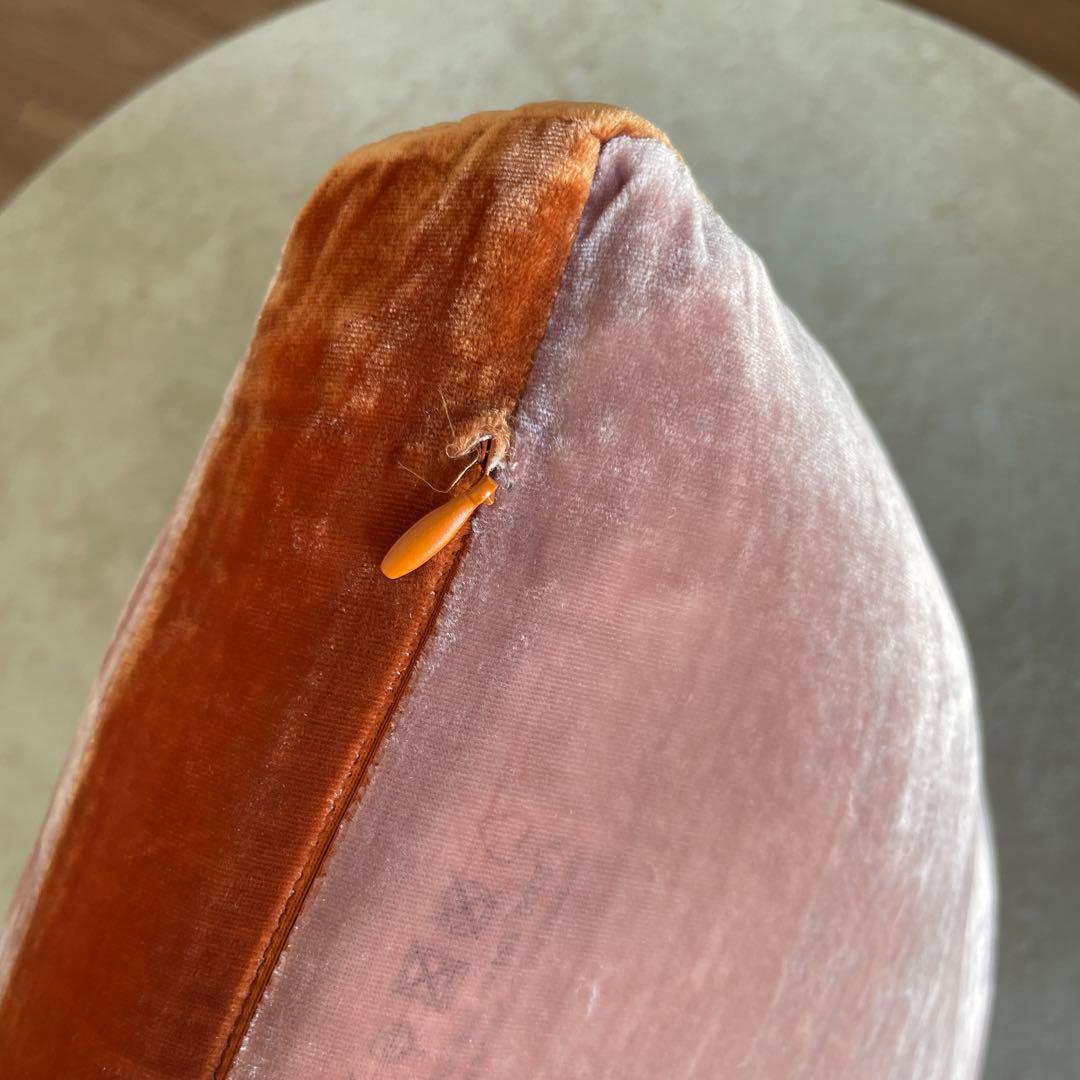 Beatrice LAVAL シルクベロアクッション45×44 エレバンピンク