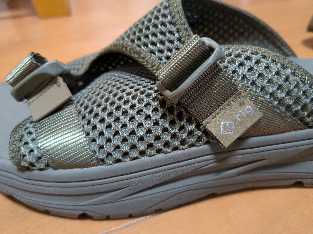 1日使用のみ rig × nonnative BAWAKA サンダル オリーブ