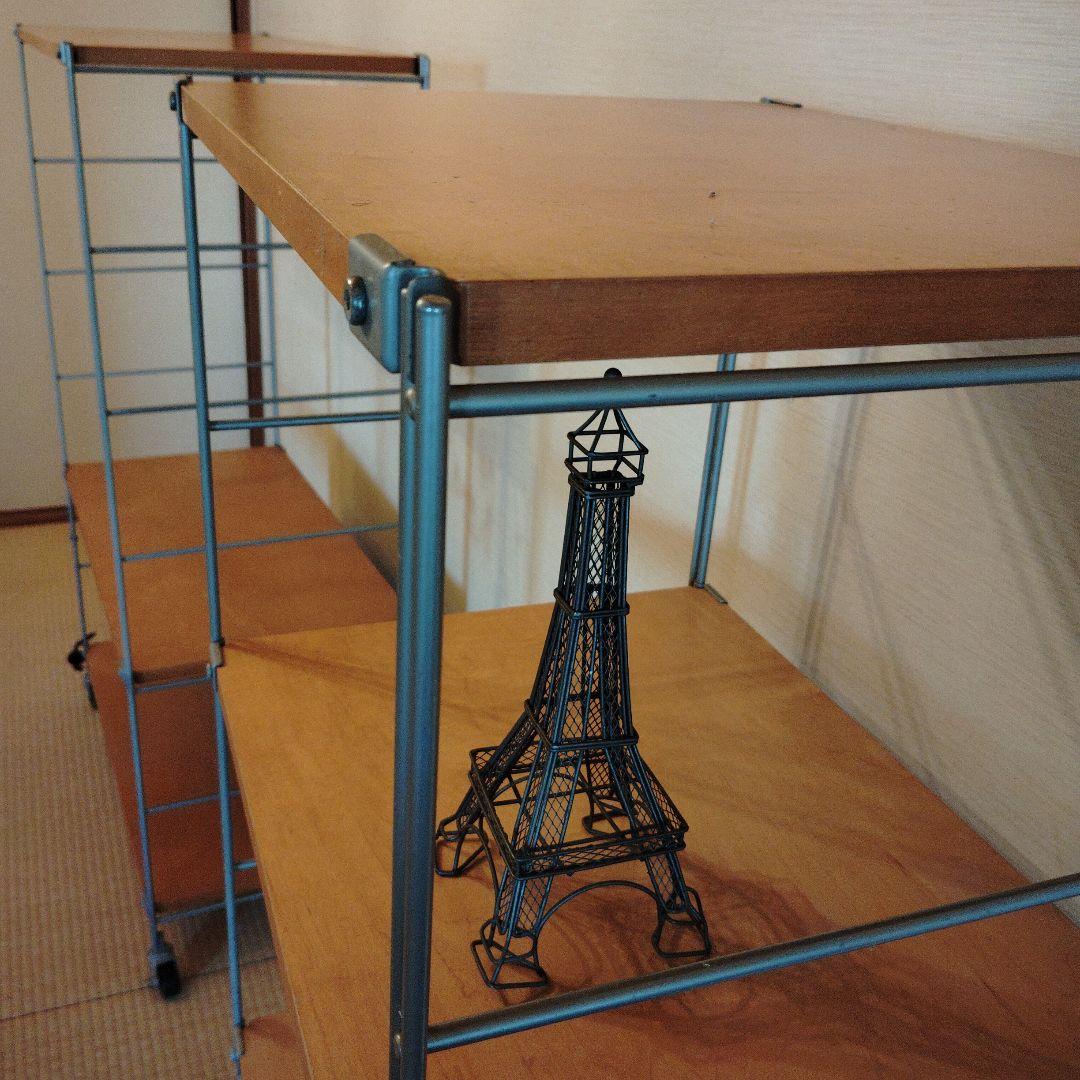 無印良品(MUJI)の人気のオーク材×ステンレス ユニットシェルフ