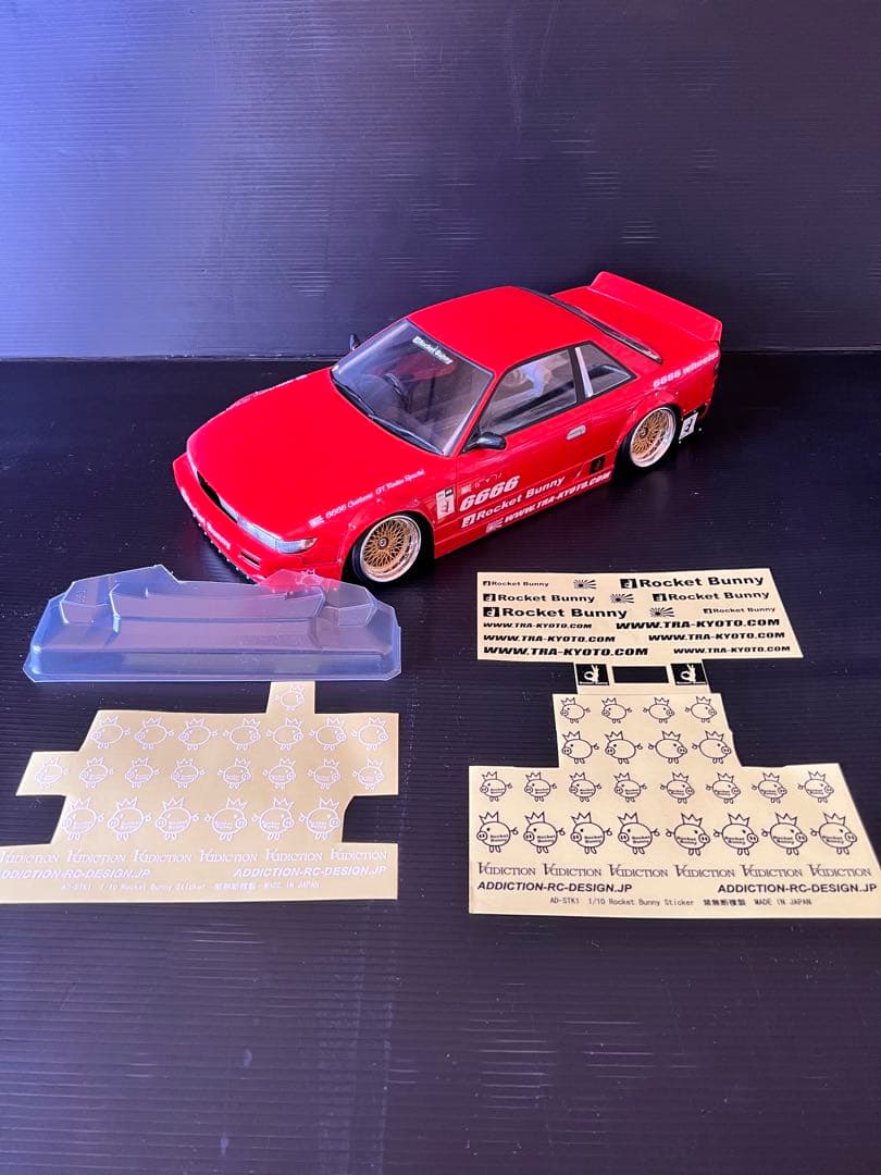 S13シルビア　ロケバニ仕様　ホイール付き