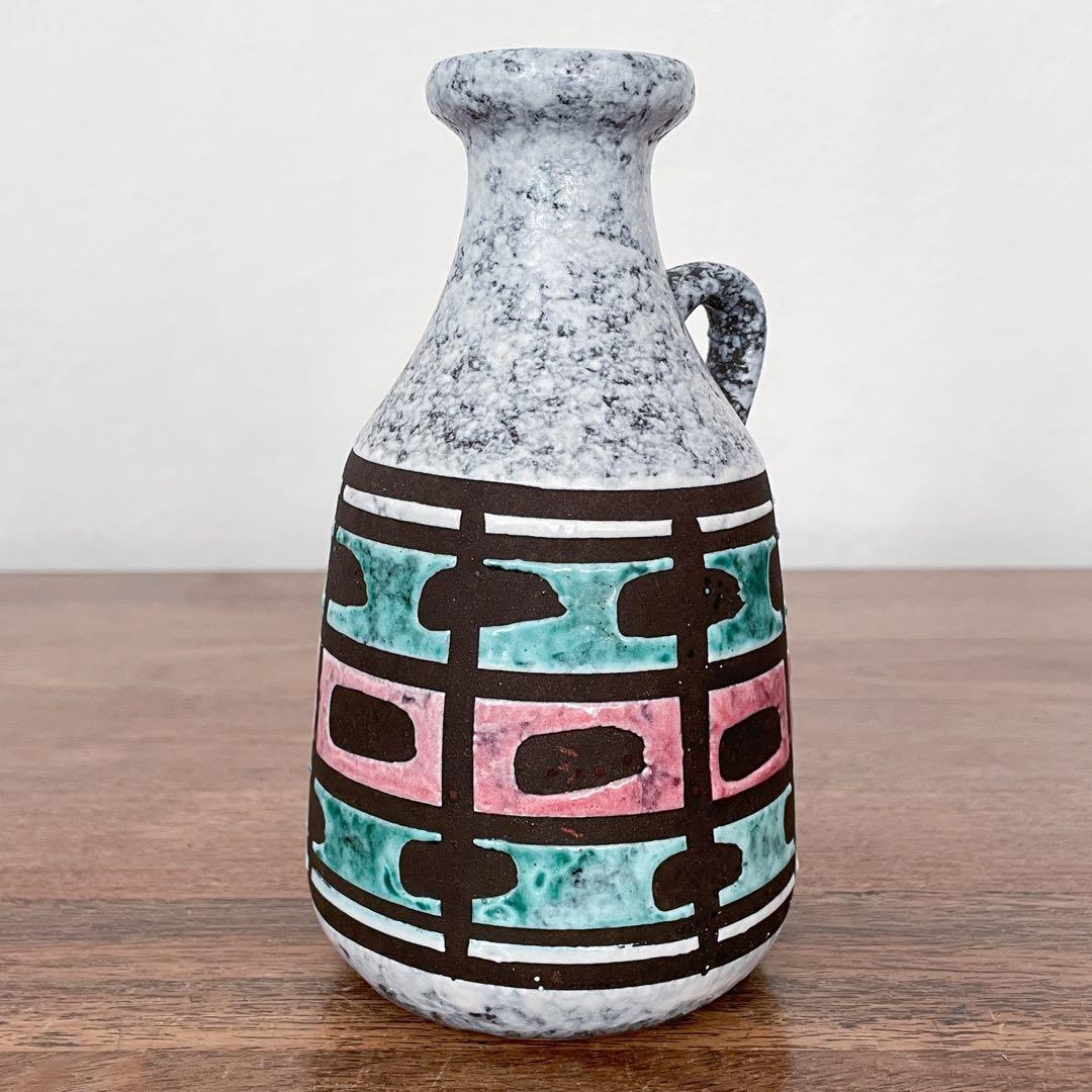 【東ドイツ Strehlaの花瓶】Fat Lava 295