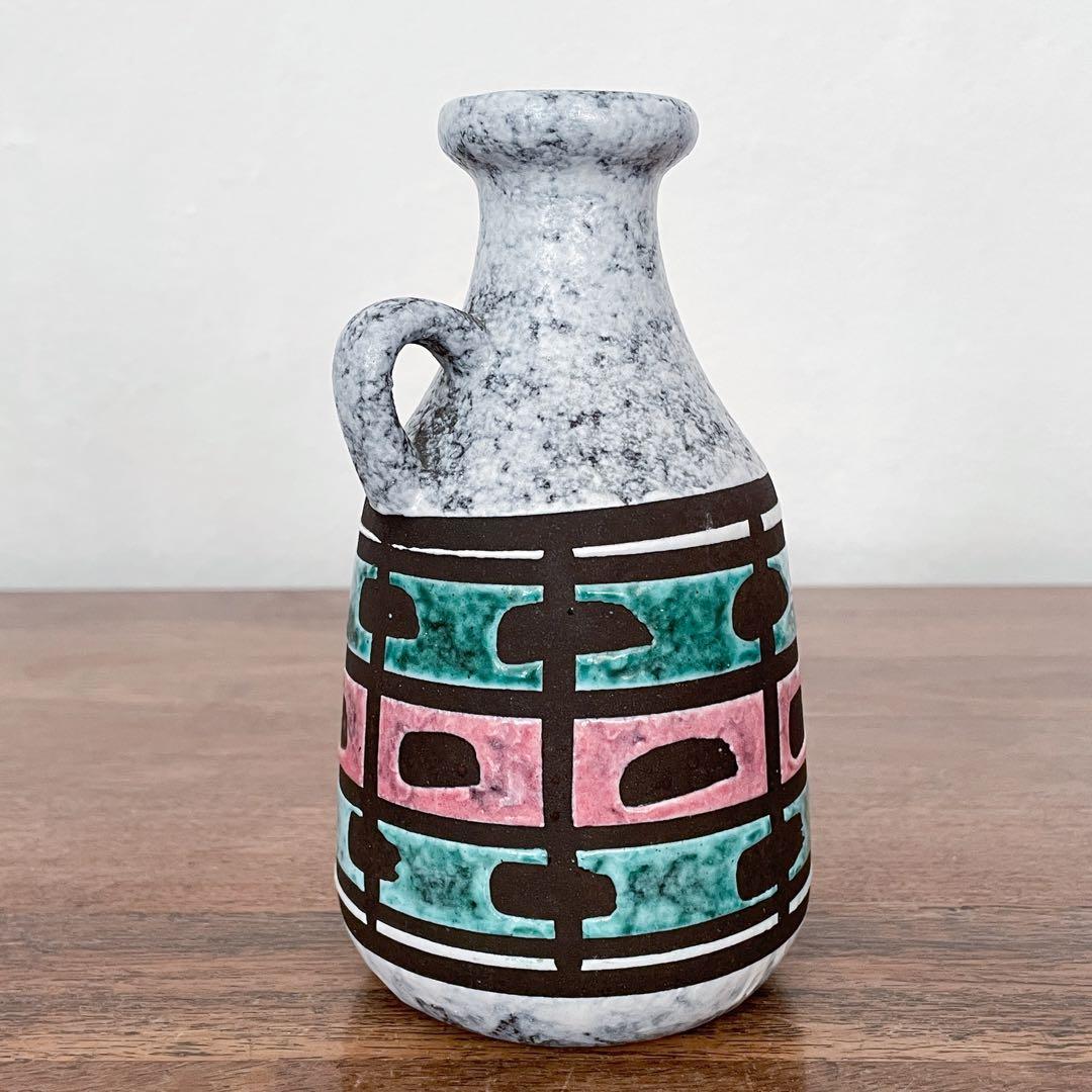 【東ドイツ Strehlaの花瓶】Fat Lava 295