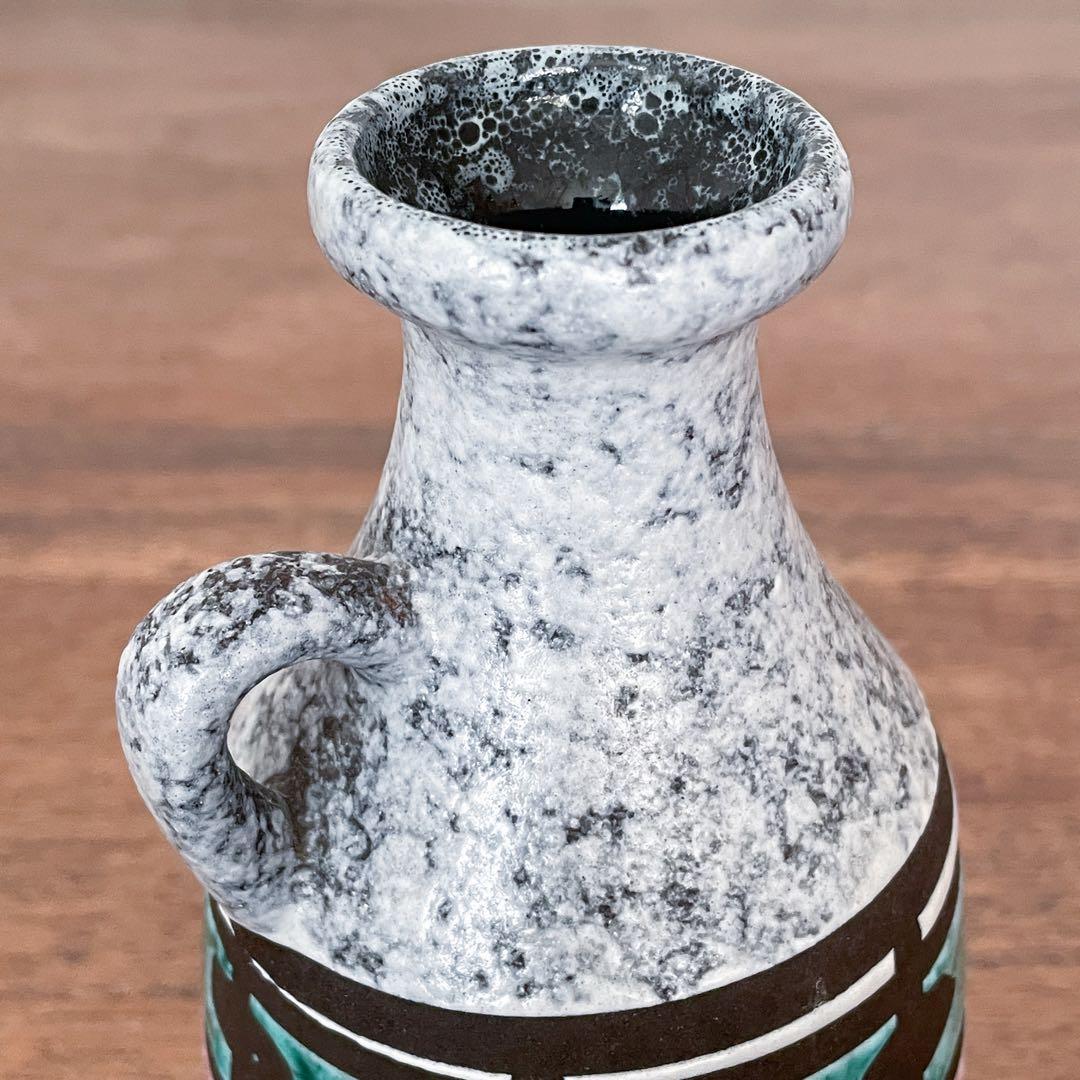 【東ドイツ Strehlaの花瓶】Fat Lava 295