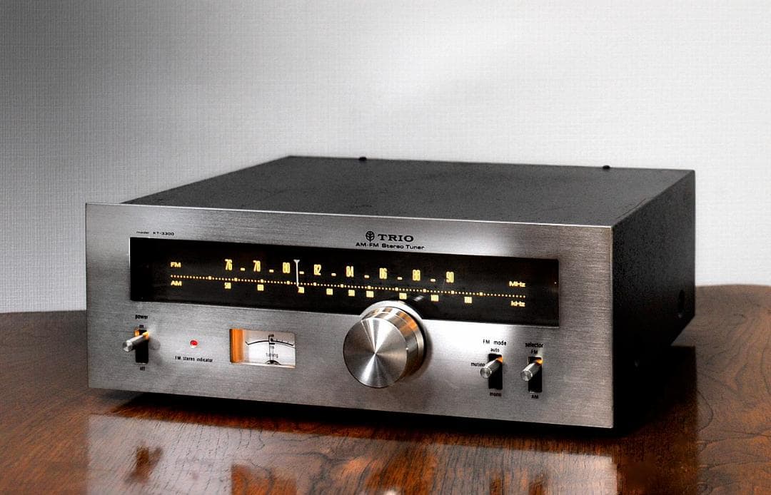 【来る4月計画の福岡分移転の処分価格】TRIO KT-3300 チューナー ♪