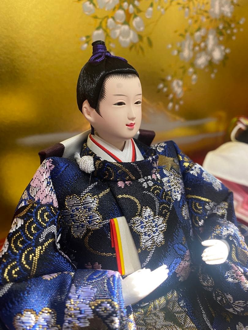 東京久月　雛人形　親王平飾り・間口約６３×奥行約３７×高さ約３２㎝