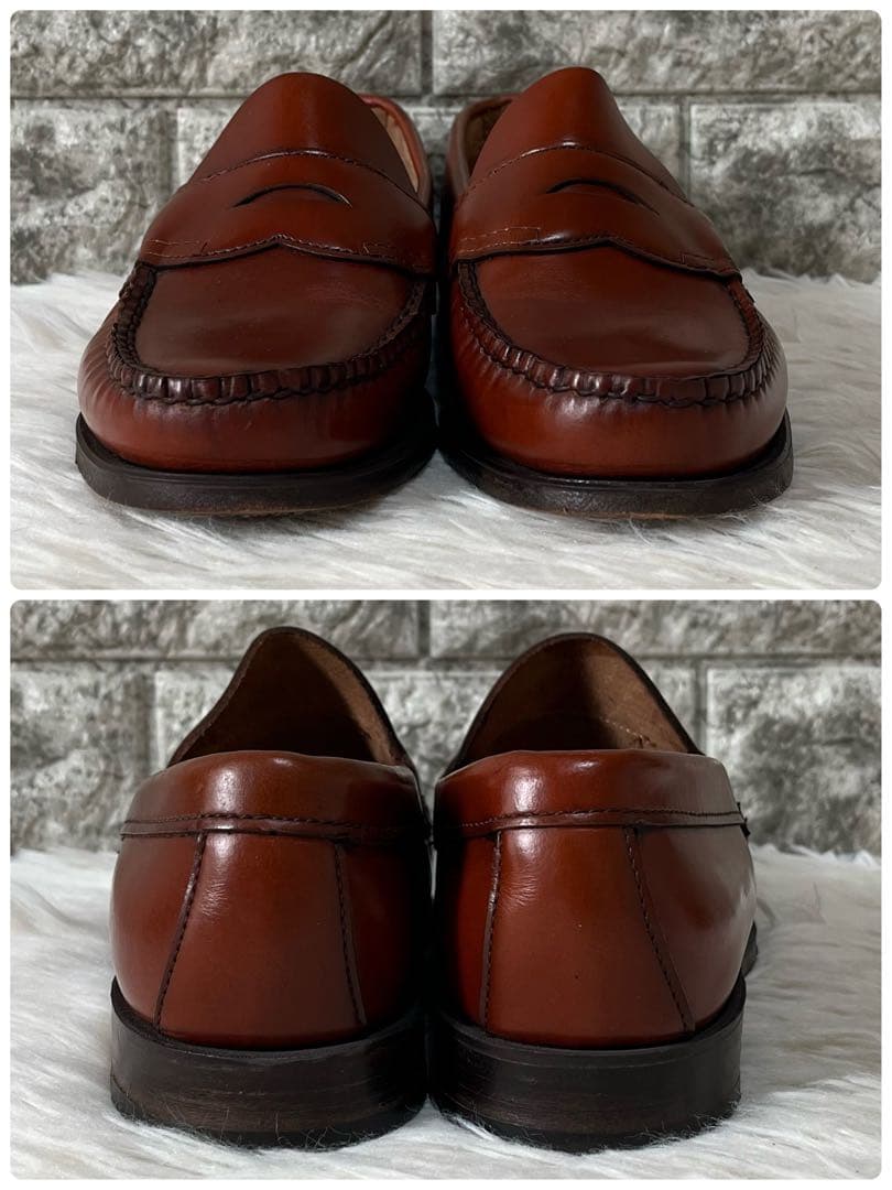 【美品】希少　ジーエイチバス　USA製 ウィージャンズ　ペニーローファー