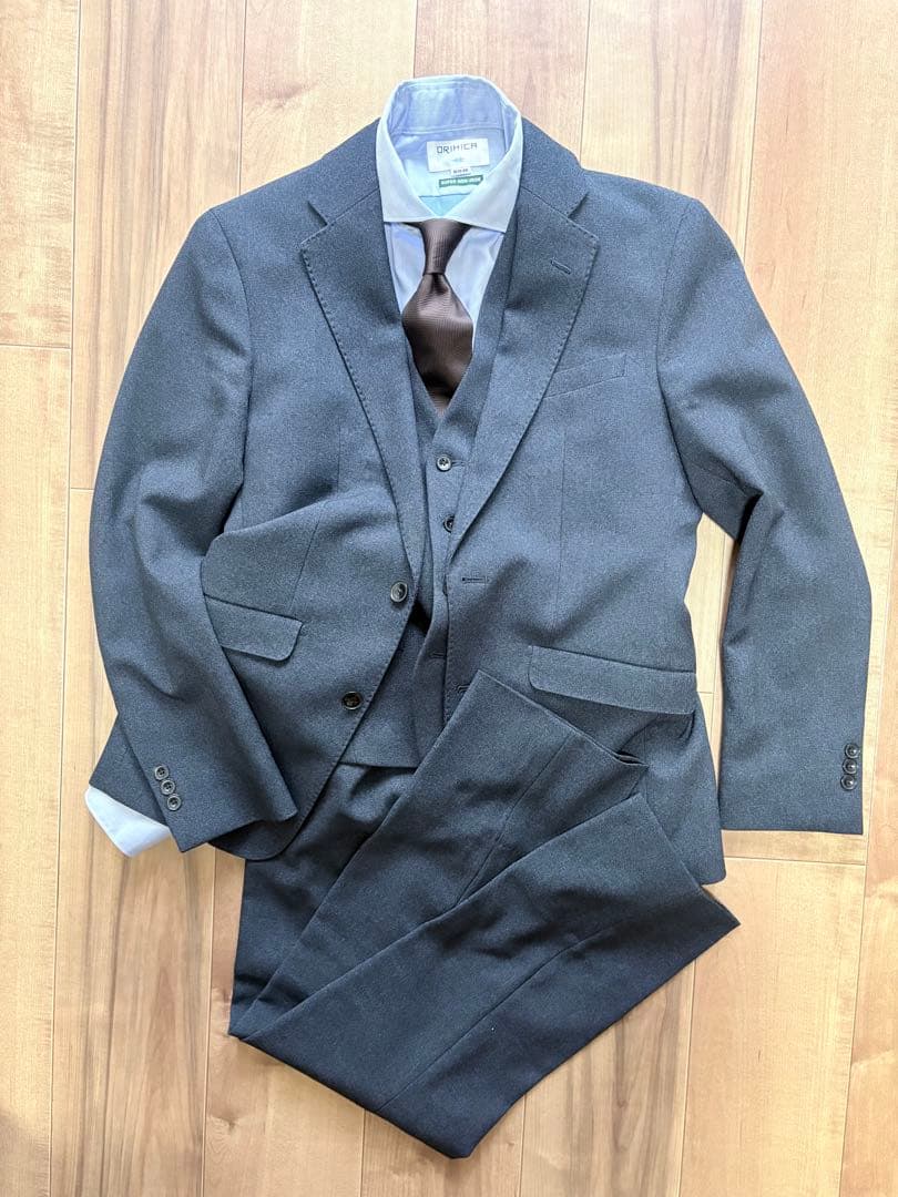 SUIT SELECT ネイビー ビジネススーツ A4