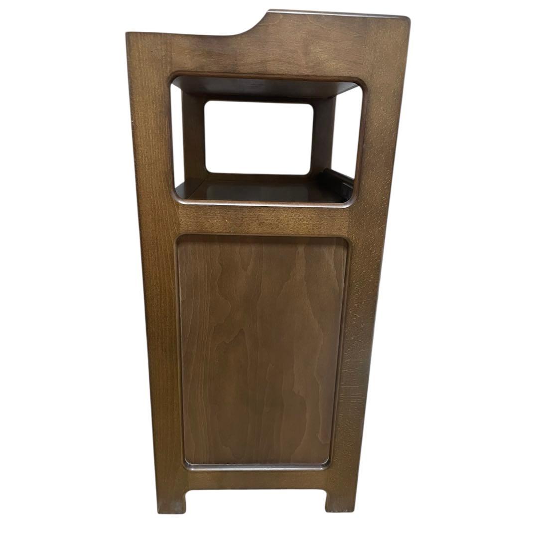 KARIMOKU カリモク　アンティーク家具　電話台　コンセント2口付き！