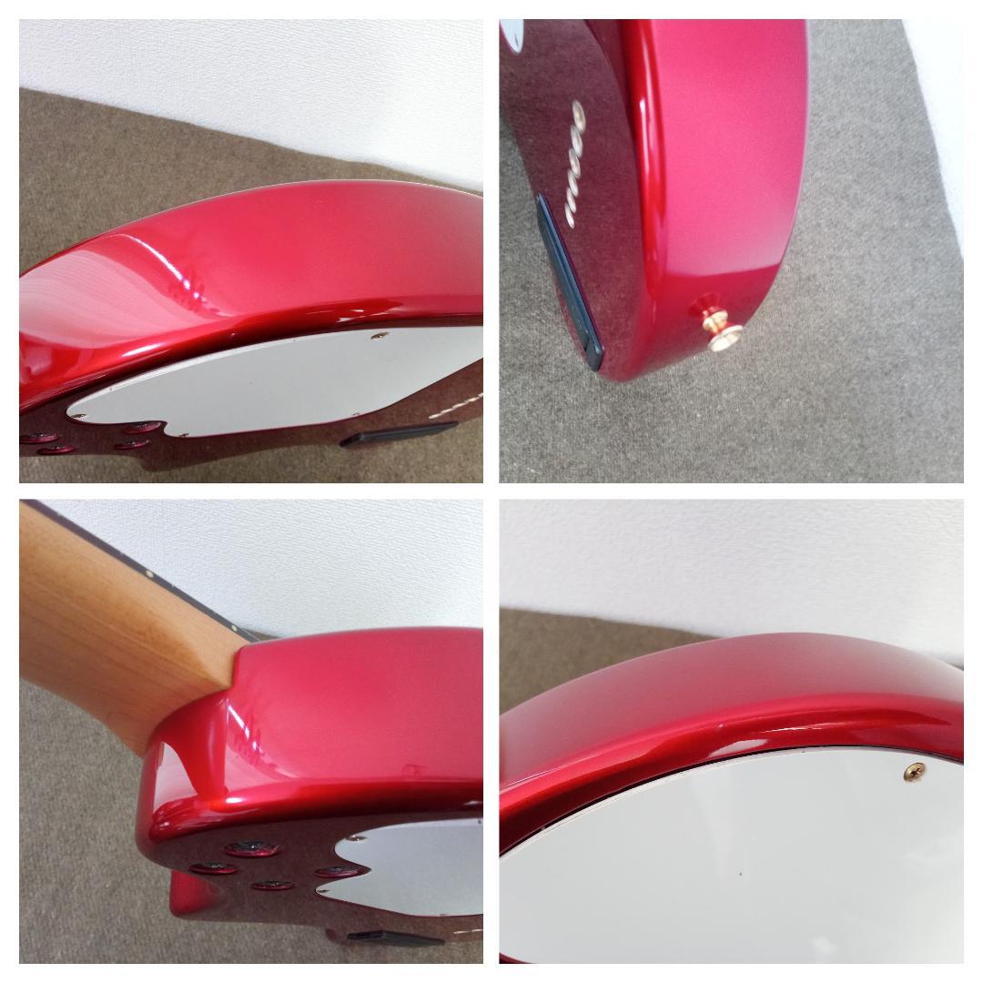 フェルナンデス ZO-3ギター レッド×ゴールドパーツ