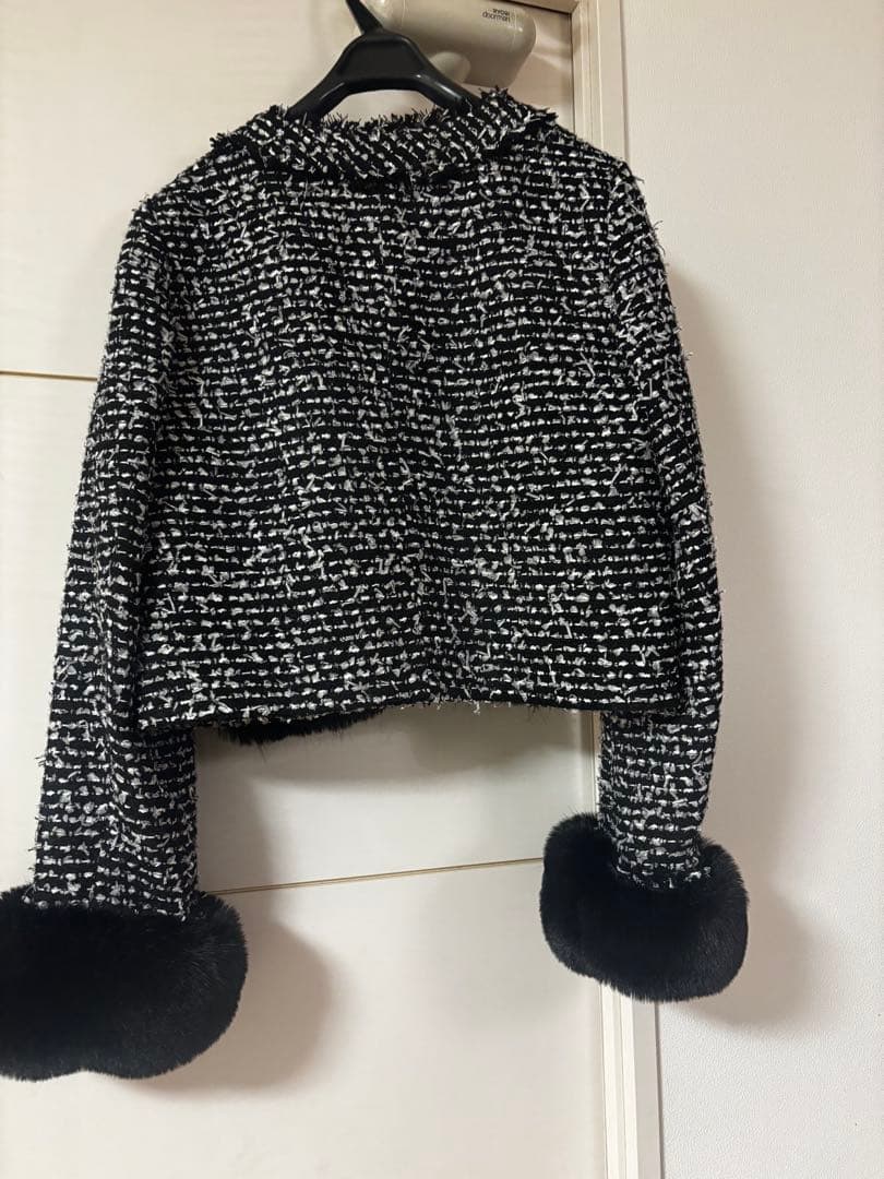 本日限定値下げ　今季GRACE CONTINENTAL ツイードコンビジャケット