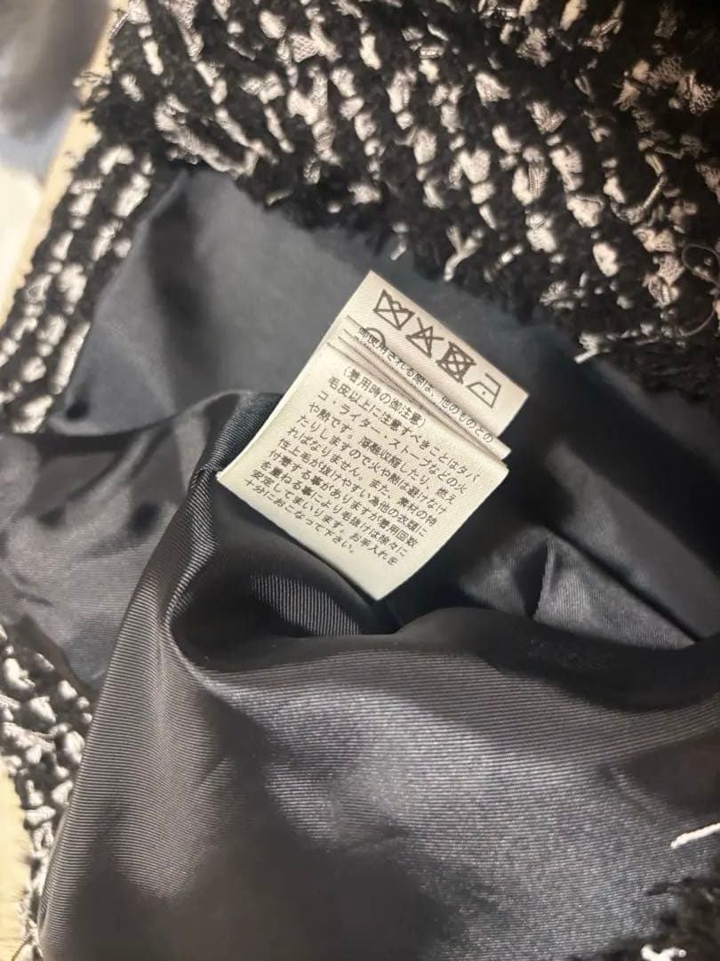 本日限定値下げ　今季GRACE CONTINENTAL ツイードコンビジャケット